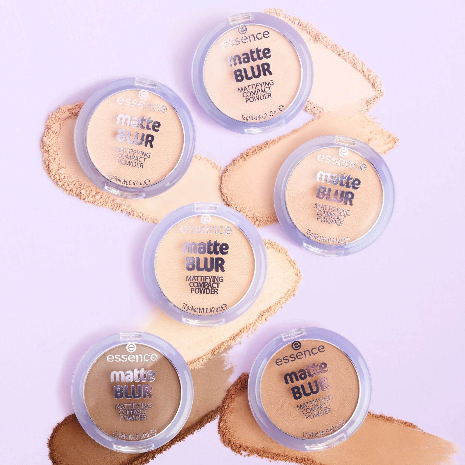 Essence Matte Blur matujący puder prasowany 30 12g