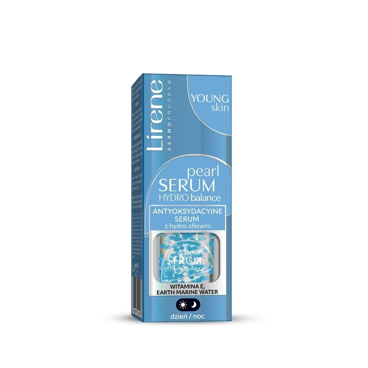 LIRENE Pearl Hydro Balance antyoksydacyjne serum z hydro-sferami 30ml