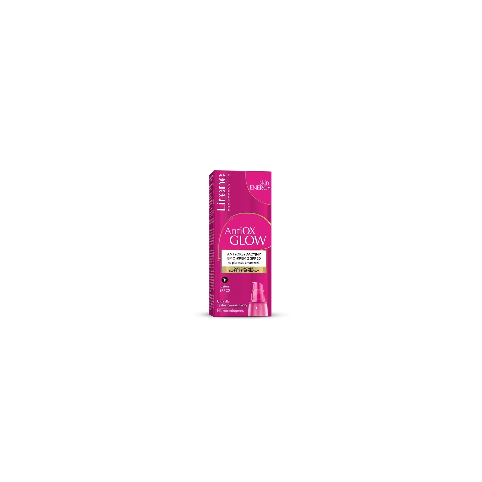 LIRENE AntiOX Glow antyoksydacyjny emo-krem SPF20 na pierwsze zmarszczki 40ml