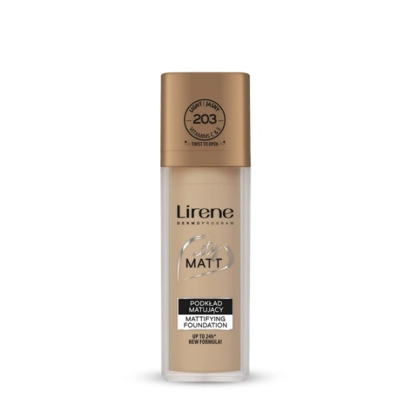 LIRENE City Matt podkład do twarzy matujący 203 Jany 30ml