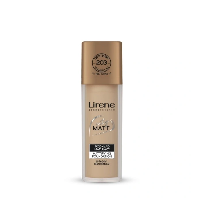 LIRENE City Matt podkład do twarzy matujący 203 Jany 30ml
