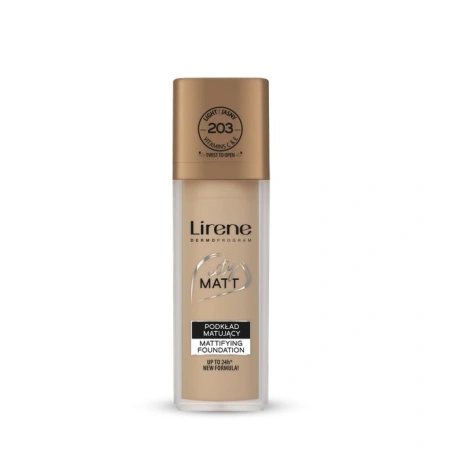 LIRENE City Matt podkład do twarzy matujący 203 Jany 30ml