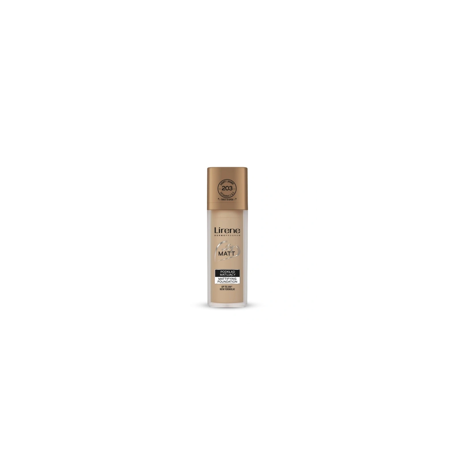 LIRENE City Matt podkład do twarzy matujący 203 Jany 30ml