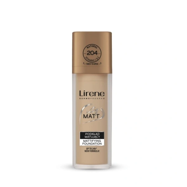 LIRENE City Matt podkład do twarzy matujący 204 Naturalny 30ml