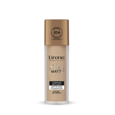 LIRENE City Matt podkład do twarzy matujący 204 Naturalny 30ml