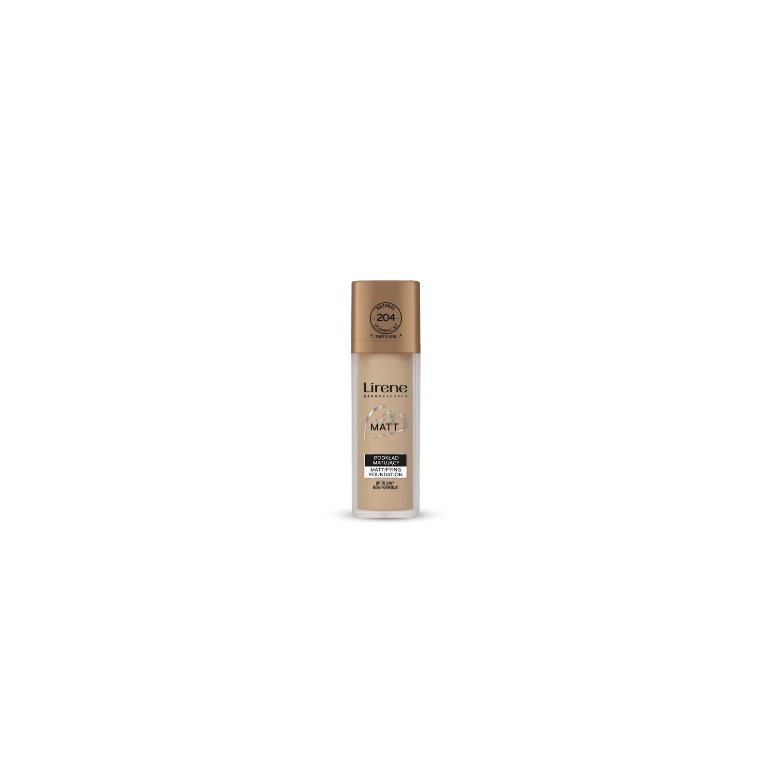 LIRENE City Matt podkład do twarzy matujący 204 Naturalny 30ml