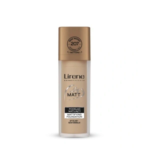 LIRENE City Matt podkład do twarzy matujący 207 Beżowy 30ml