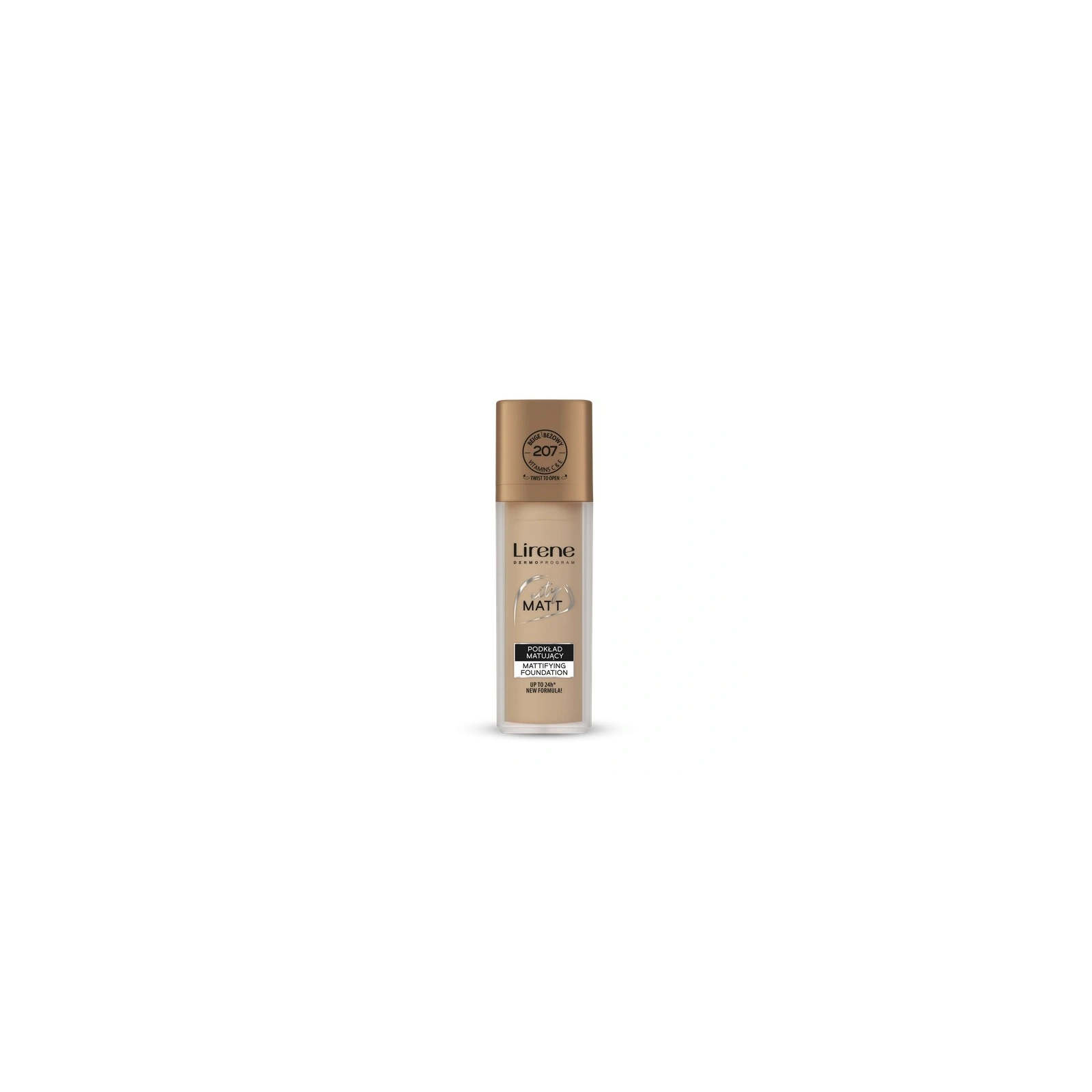 LIRENE City Matt podkład do twarzy matujący 207 Beżowy 30ml