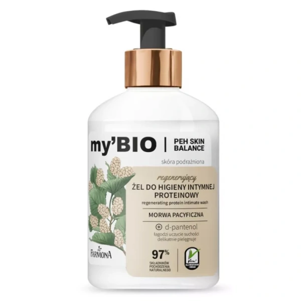 FARMONA My'BIO żel do higieny intymnej regenerujący 250ml