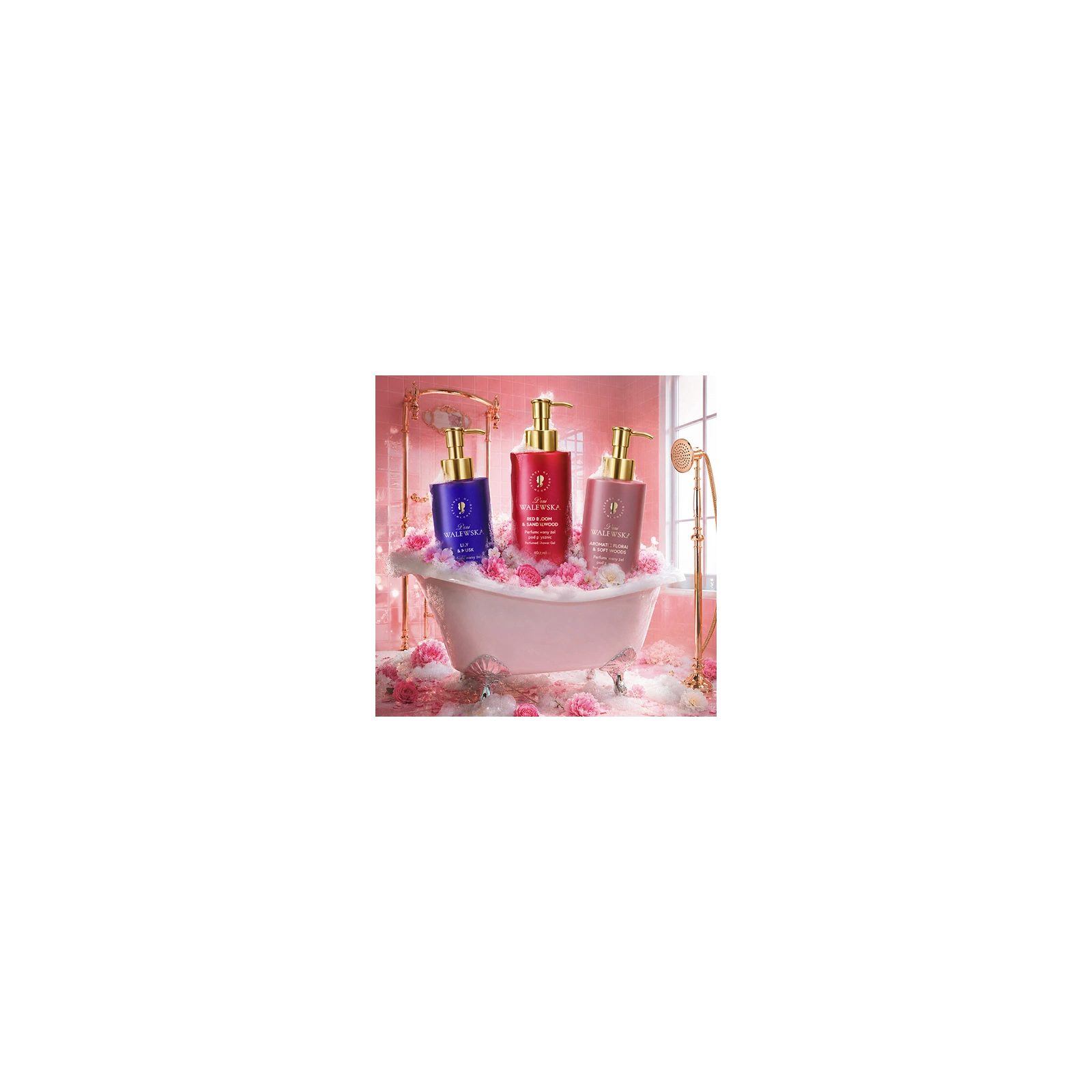 PANI WALEWSKA Red Bloom&Sandalwood perfumowany żel pod prysznic 400ml