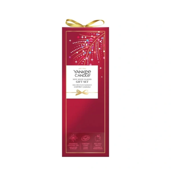 YANKEE CANDLE Christmas zestaw prezentowy 3 świece mini 3x37g