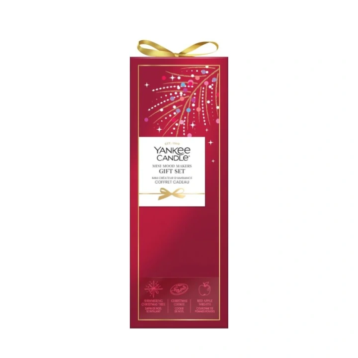YANKEE CANDLE Christmas zestaw prezentowy 3 świece mini 3x37g