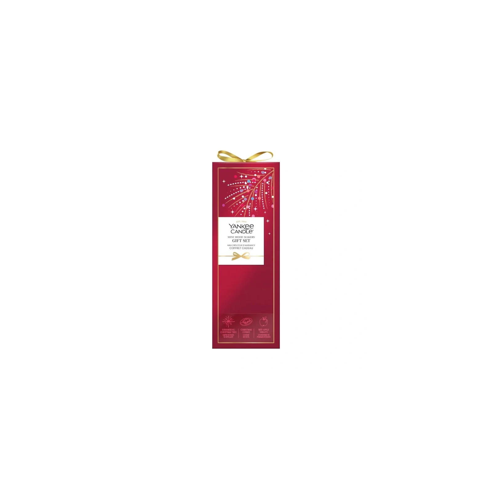 YANKEE CANDLE Christmas zestaw prezentowy 3 świece mini 3x37g