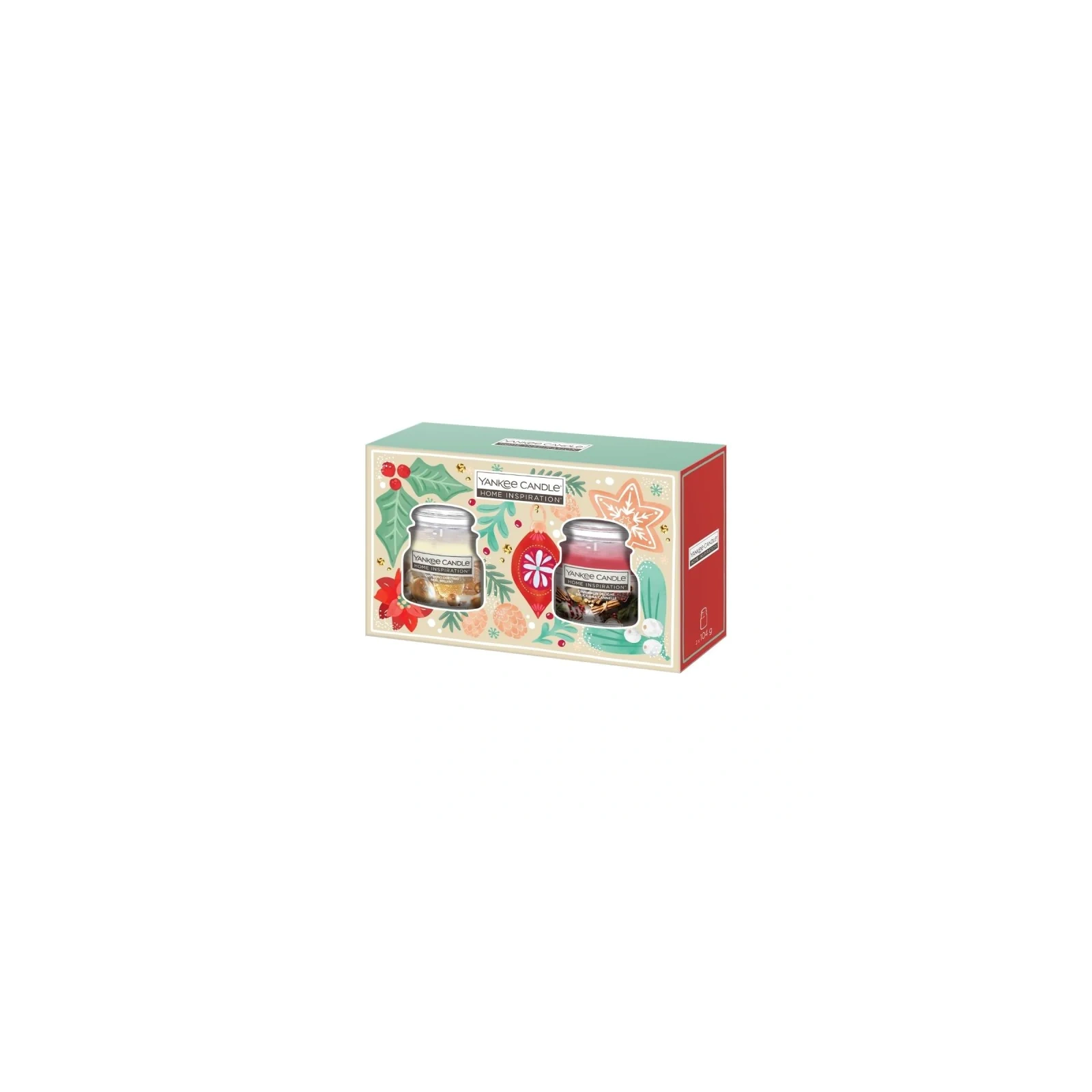YANKEE CANDLE Home Inspiration zestaw prezentowy 2 małe świece w pudełku 2x104g