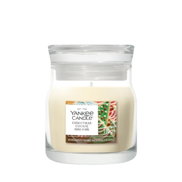 YANKEE CANDLE Christmas Cookie świeca zapachowa Signature mała 110g
