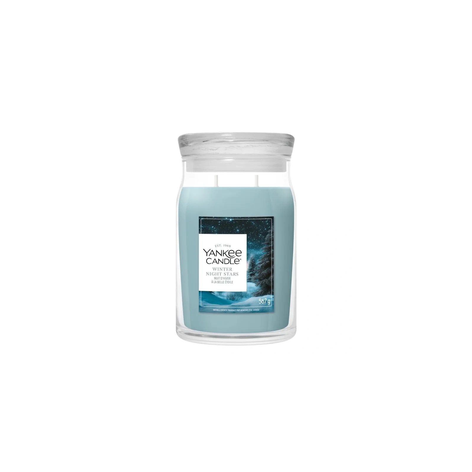 YANKEE CANDLE Winter Night Stars świeca zapachowa Signature duża 567g