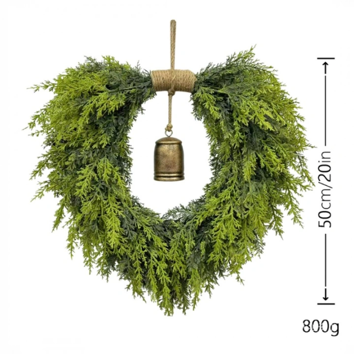 ECARLA girlanda świąteczna wianek wysokość 50cm WSN31