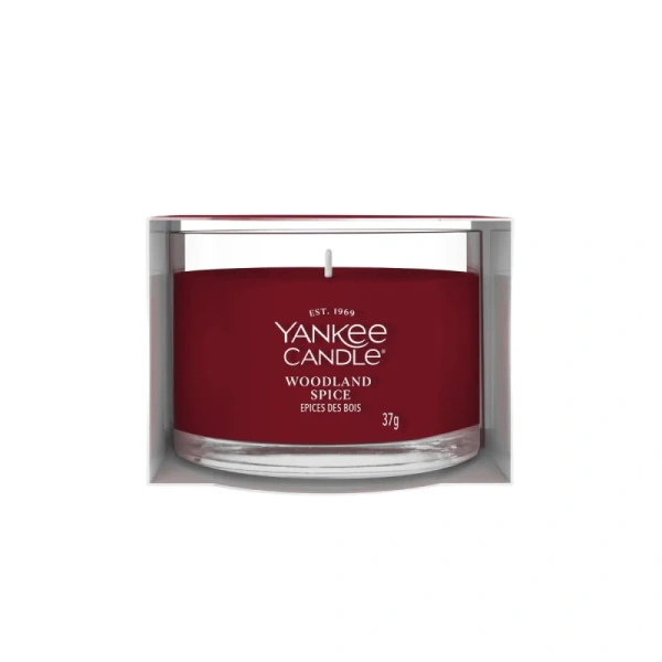 YANKEE CANDLE Woodland Spice świeca zapachowa Signature mini 37g