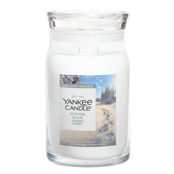 YANKEE CANDLE Winter Walk świeca zapachowa Signature duża 567g