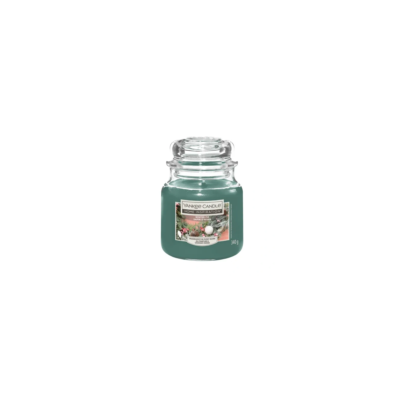 YANKEE CANDLE Home Inspiration Średnia świeca w słoiku WINTER FIR 340g