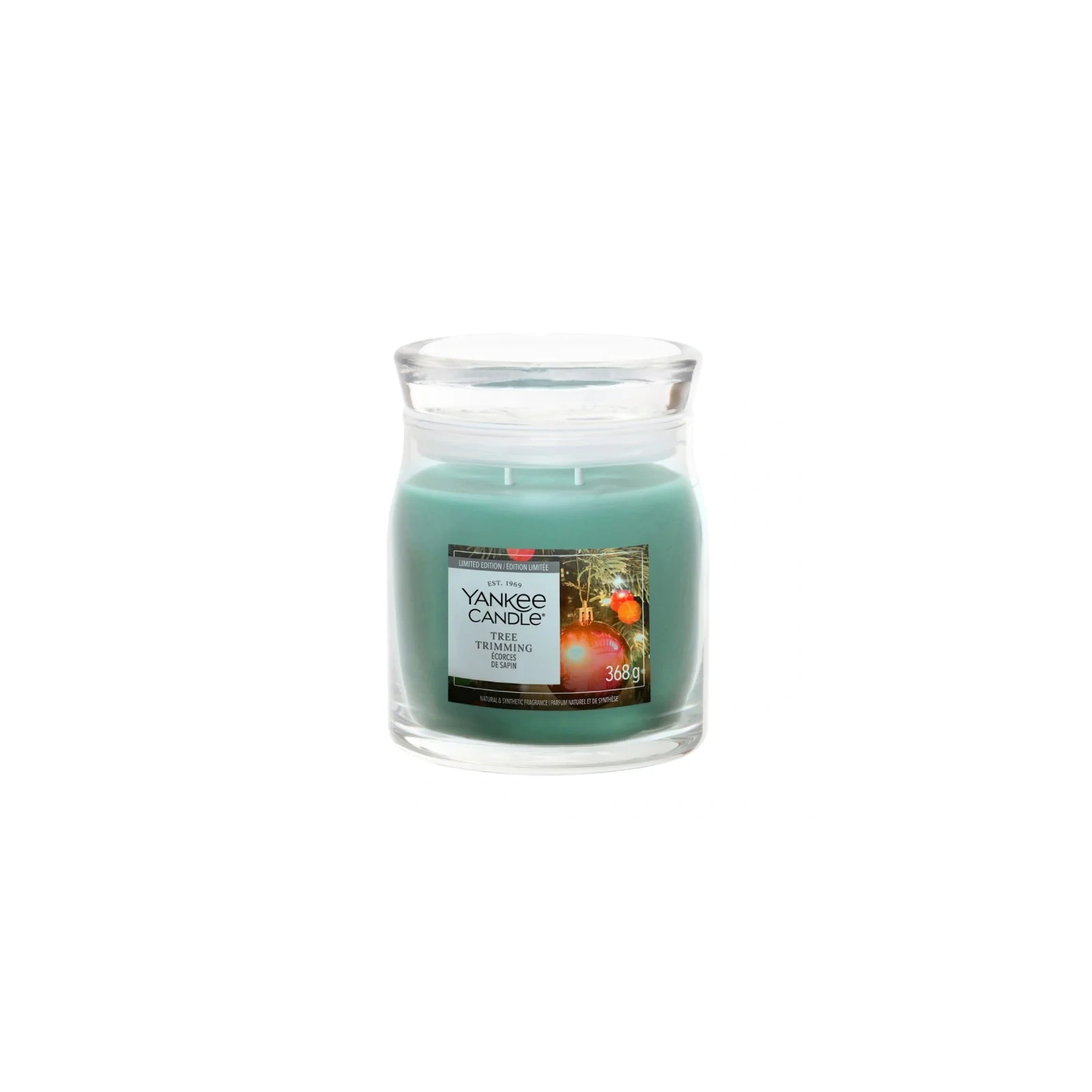 YANKEE CANDLE Tree Trimming świeca zapachowa Signature średnia 368g