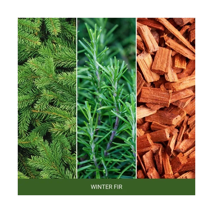 YANKEE CANDLE Home Inspiration Średnia świeca w słoiku WINTER FIR 340g