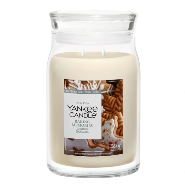 YANKEE CANDLE Baking Memories świeca zapachowa Signature duża 567g