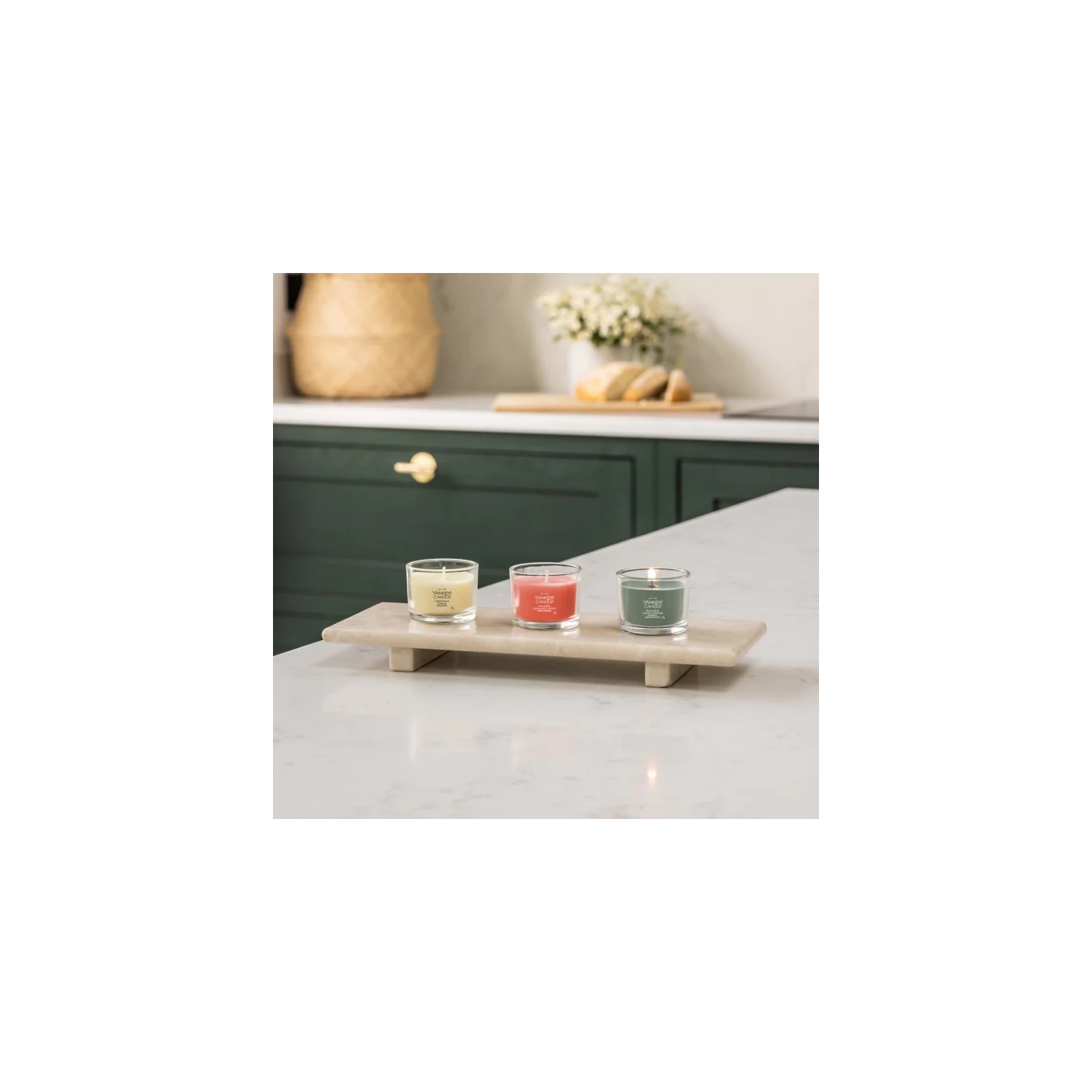 YANKEE CANDLE Balsam & Cedar Fireside świeca zapachowa Signature mini 37g