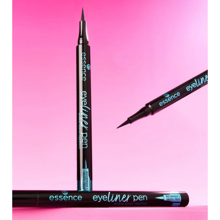 Essence Extra Long-Lasting wodoodporny eyeliner w pisaku 01 Black 1,2ml