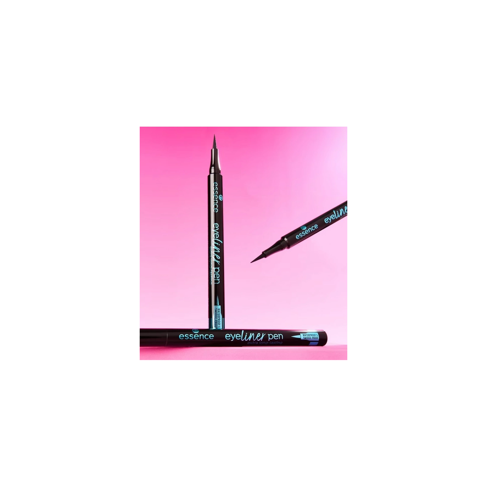 Essence Extra Long-Lasting wodoodporny eyeliner w pisaku 01 Black 1,2ml