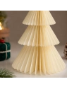 ECARLA papierowa choinka składana kremowa 30cm WOZ67
