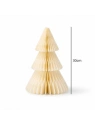 ECARLA papierowa choinka składana kremowa 30cm WOZ68