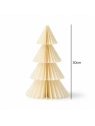 ECARLA papierowa choinka składana kremowa 30cm WOZ67