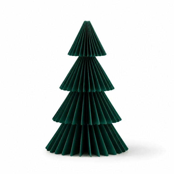 ECARLA papierowa choinka składana zielona 30cm WOZ66