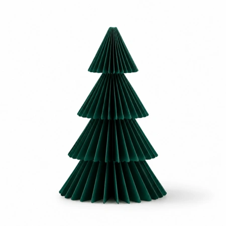 ECARLA papierowa choinka składana zielona 30cm WOZ66