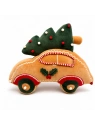 ECARLA świąteczna welurowa poduszka auto z choinką 47cm PDS30