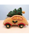 ECARLA świąteczna welurowa poduszka auto z choinką 47cm PDS30