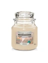 YANKEE CANDLE Home Inspiration Średnia świeca w słoiku CALMING CABANA 340g