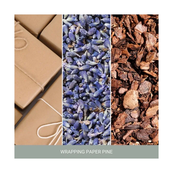 YANKEE CANDLE Home Inspiration Średnia świeca w słoiku WRAPPING PAPER PINE 340g