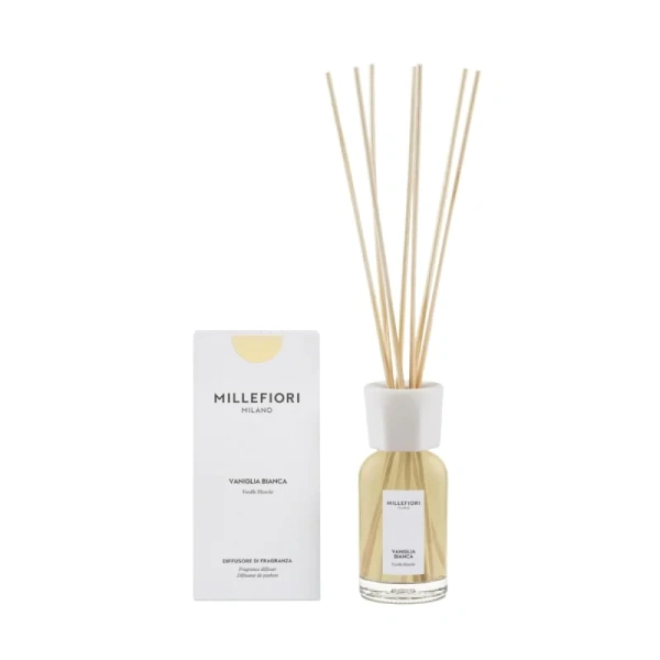 Millefiori Milano Vaniglia Bianca dyfuzor zapachowy z patyczkami 100ml