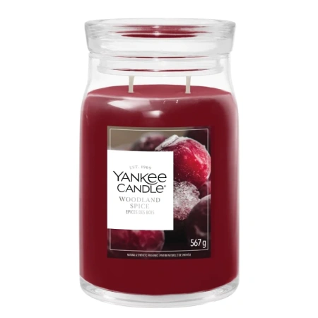 YANKEE CANDLE Woodland Spice świeca zapachowa Signature duża 567g