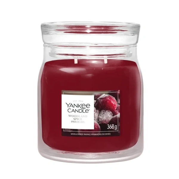 YANKEE CANDLE Woodland Spice świeca zapachowa Signature średnia 368g