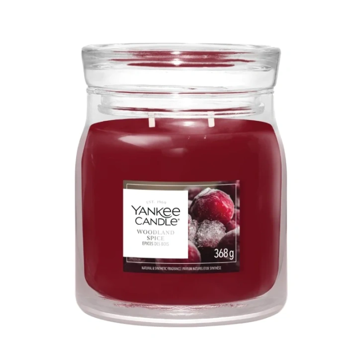YANKEE CANDLE Woodland Spice świeca zapachowa Signature średnia 368g
