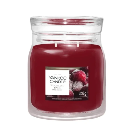 YANKEE CANDLE Woodland Spice świeca zapachowa Signature średnia 368g