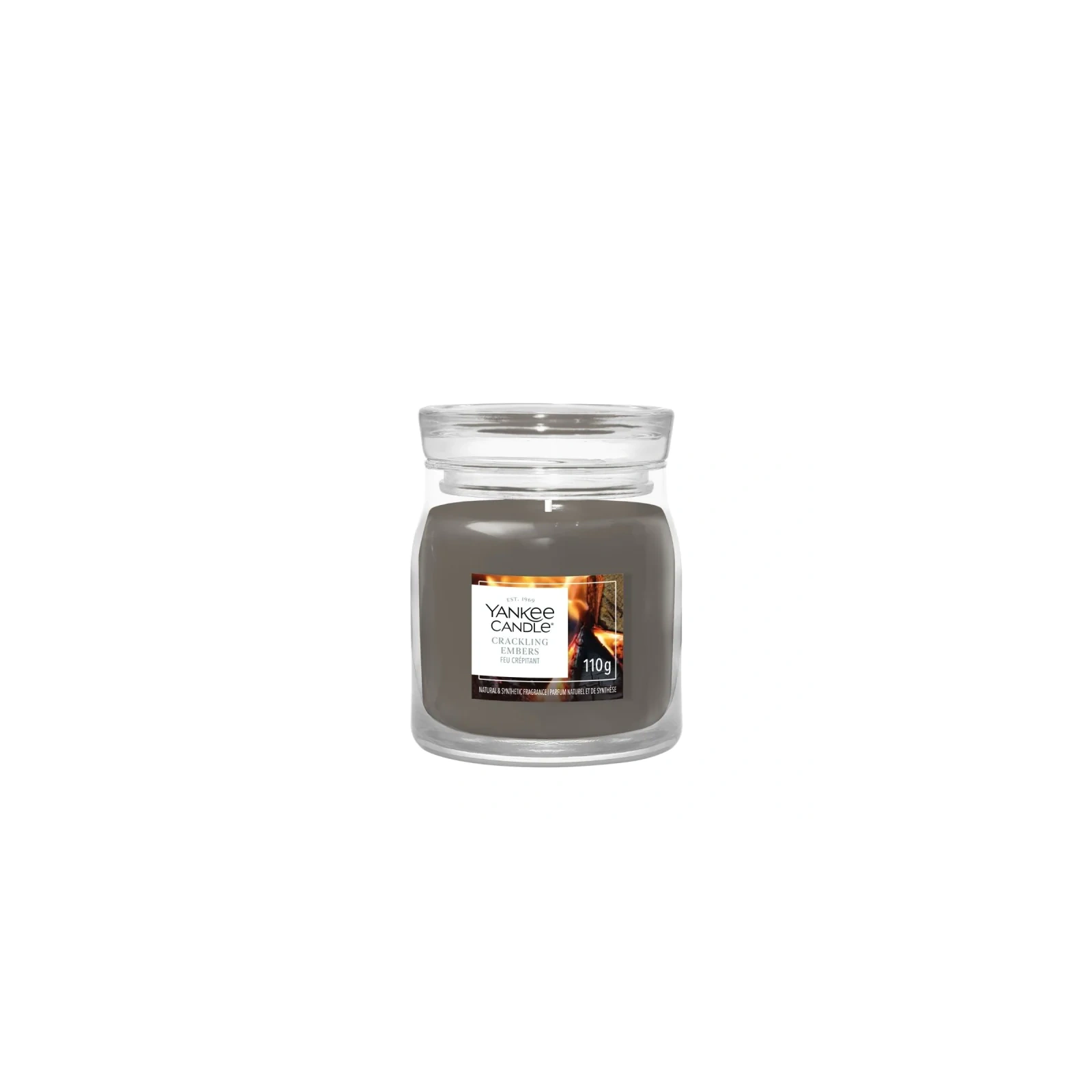 YANKEE CANDLE Crackling Embers świeca zapachowa Signature mała 110g