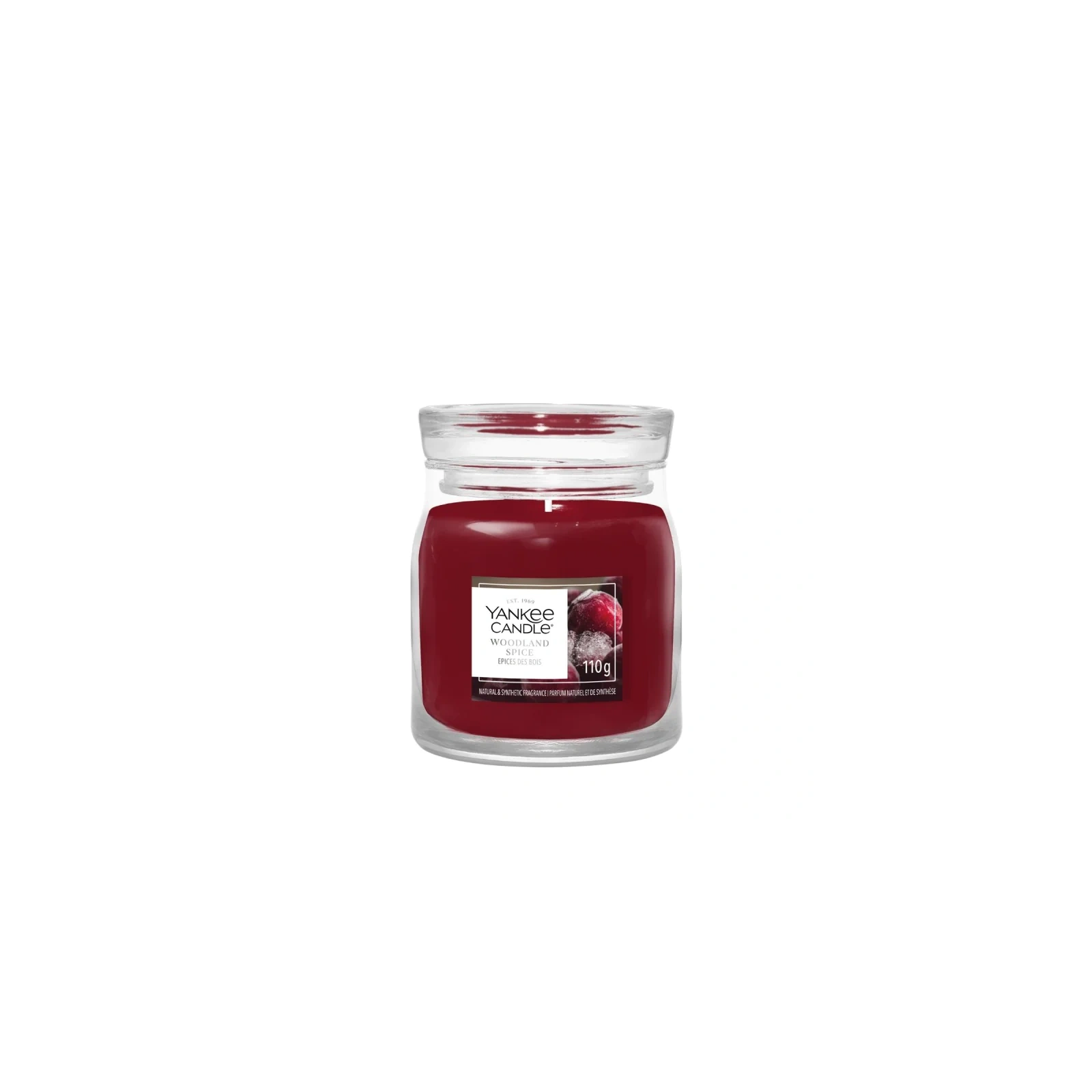 YANKEE CANDLE Woodland Spice świeca zapachowa Signature mała 110g