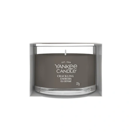 YANKEE CANDLE Crackling Embers świeca zapachowa Signature mini 37g