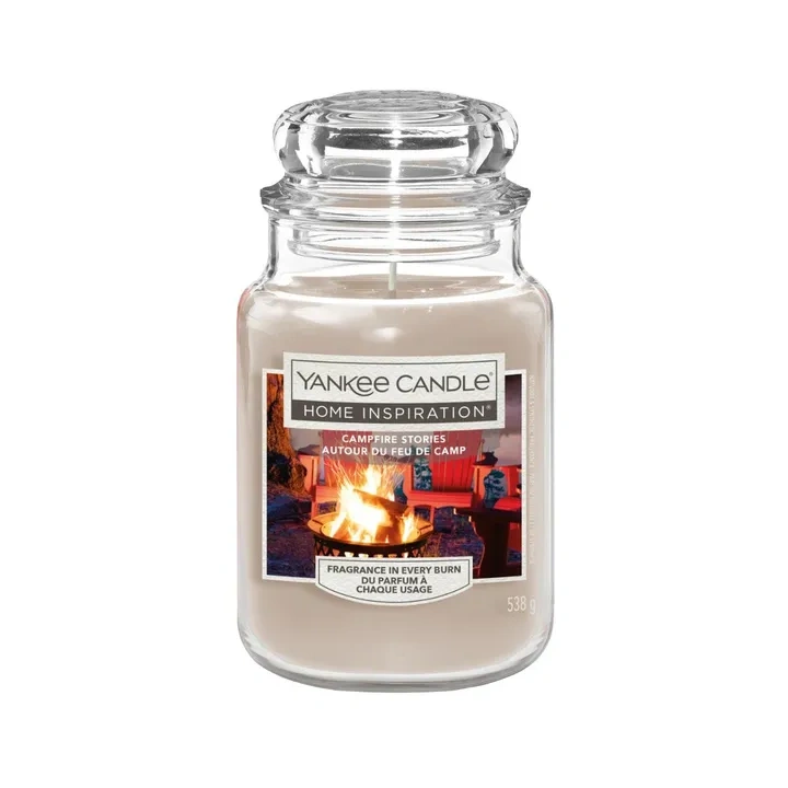 YANKEE CANDLE Home Inspiration Duża świeca w słoiku CAMPFIRE STORIES 538g