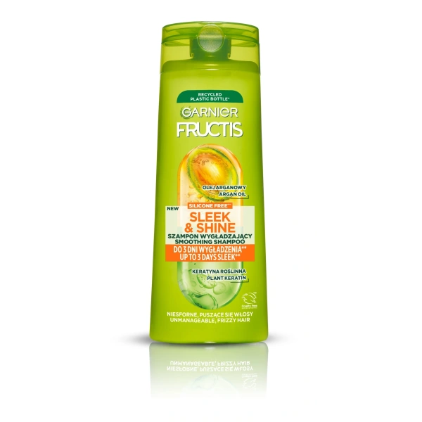 GARNIER Fructis Sleek&Shine wygładzający szampon z olejkiem arganowym 400ml