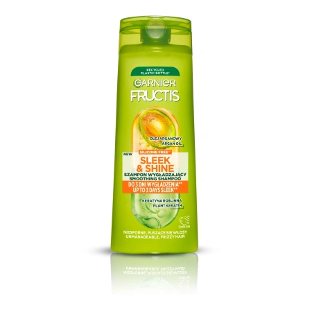 GARNIER Fructis Sleek&Shine wygładzający szampon z olejkiem arganowym 400ml